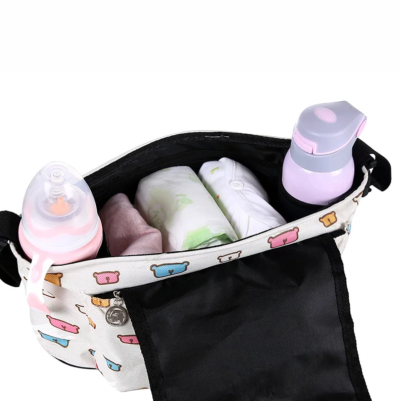 Baby Strollers near me Baby Stroller Organizer Bag Mummy Diaper Bag Hook Baby Carriage Waterproof Large Capacity Stroller Accessories Travel Nappy baby stroller accessories outdoor