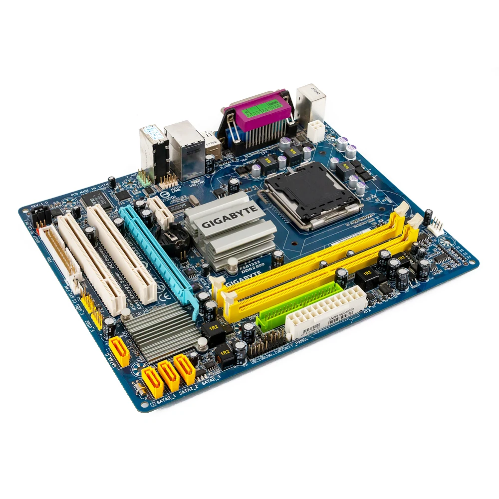 Материнская плата Gigabyte GA-G41M-ES2L для настольных ПК G41 LGA 775 DDR2 8G SATA2 USB2.0 Micro-ATX G41M-ES2L