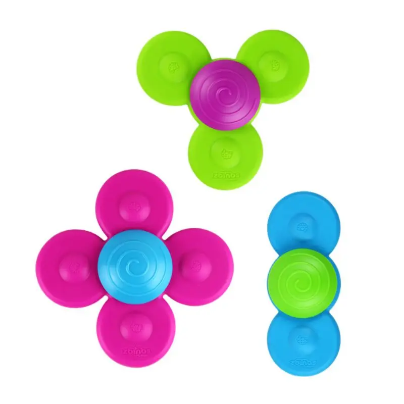 

Suction Cup Rotating Children Educational Toys Set Infant Baby Molars Gyro Toy