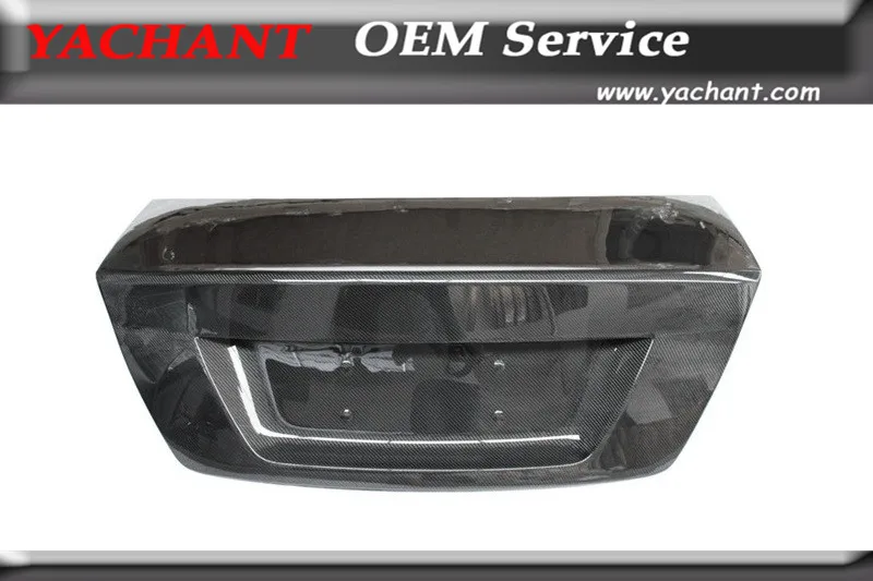 

Стайлинг автомобиля, крышка багажника из углеродного волокна, подходит для 2008-2013 MB W204 C-Class & C63 Sedan, OEM стиль, Задняя Крышка багажника