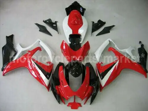 Красный ABS пластик литья под давлением обтекатель КУЗОВ для SUZUKI GSXR600 750 2006-2007 K6