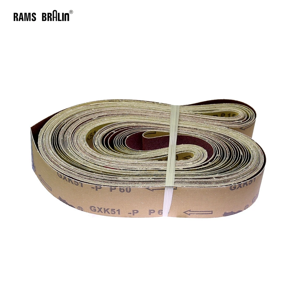 20 pieces 2000 * 50 mm P40-800 Abrasive Sanding Belts Wood Soft Metal Coarse Grinding  to Fine Polishing