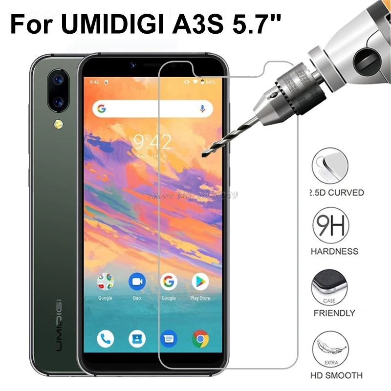 

For UMIDIGI A3S Tempered Glass Steel Film Protective Glass Screen Protector Mobile Phone Film for Umi A3S Screen Protect Glass