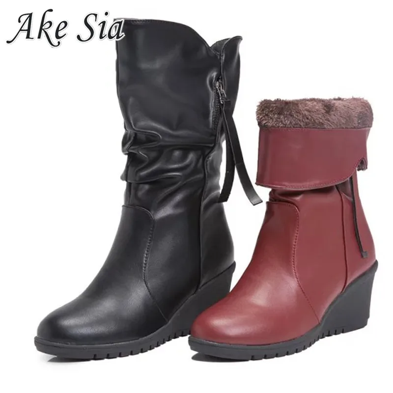 

Winter Martin boots fashion plus velvet women's shoes 2019 The New simple and comfortable wild sweet high-heeled boots