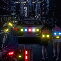 Autocollants de bande d'avertissement, réflecteur de lumière d'avertissement, autocollant de protection, Film réfléchissant, marque de sécurité pour voiture 