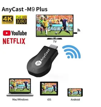 

Anycast M9 Plus Wireless TV Stick DLNA AirPlay Mirror HDMI Wifi Display Dongle 1080P HD Receiver for IOS Android Netflix youtube