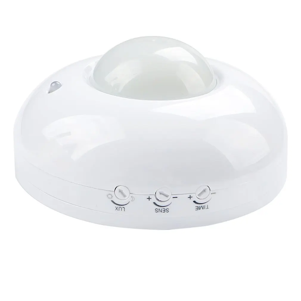 

Switch Adjustable Infrared Motion Sensor 110V-240V Body Movement Ceiling Infrared Sensor Bulb Switch