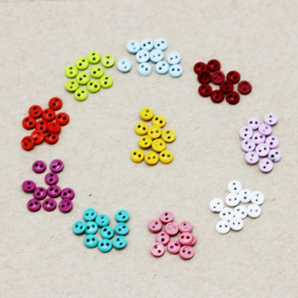 Handmade Doll Mini Buttons Round Candy Color Buttons 30pcs 3mm 4mm DIY 1/6 1/12 BJD Doll Clothes Clothing Sewing Accessories plush doll accessories doll clothes accessories doll accessories