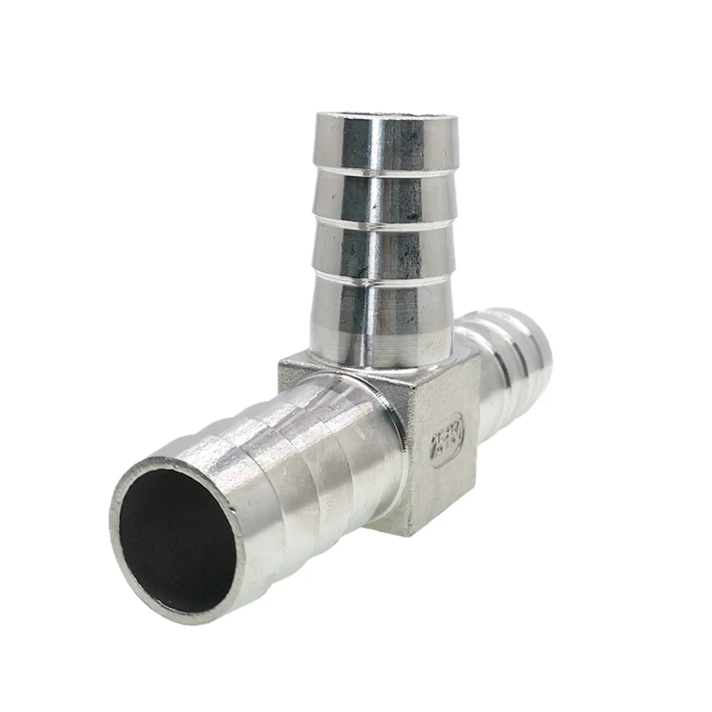 4/6/8/10/12/13/14/15/16/20/25 мм Hose Barb Tee Y Shape 3 Way Splicer Splitter 304 Нержавеющая вода газ