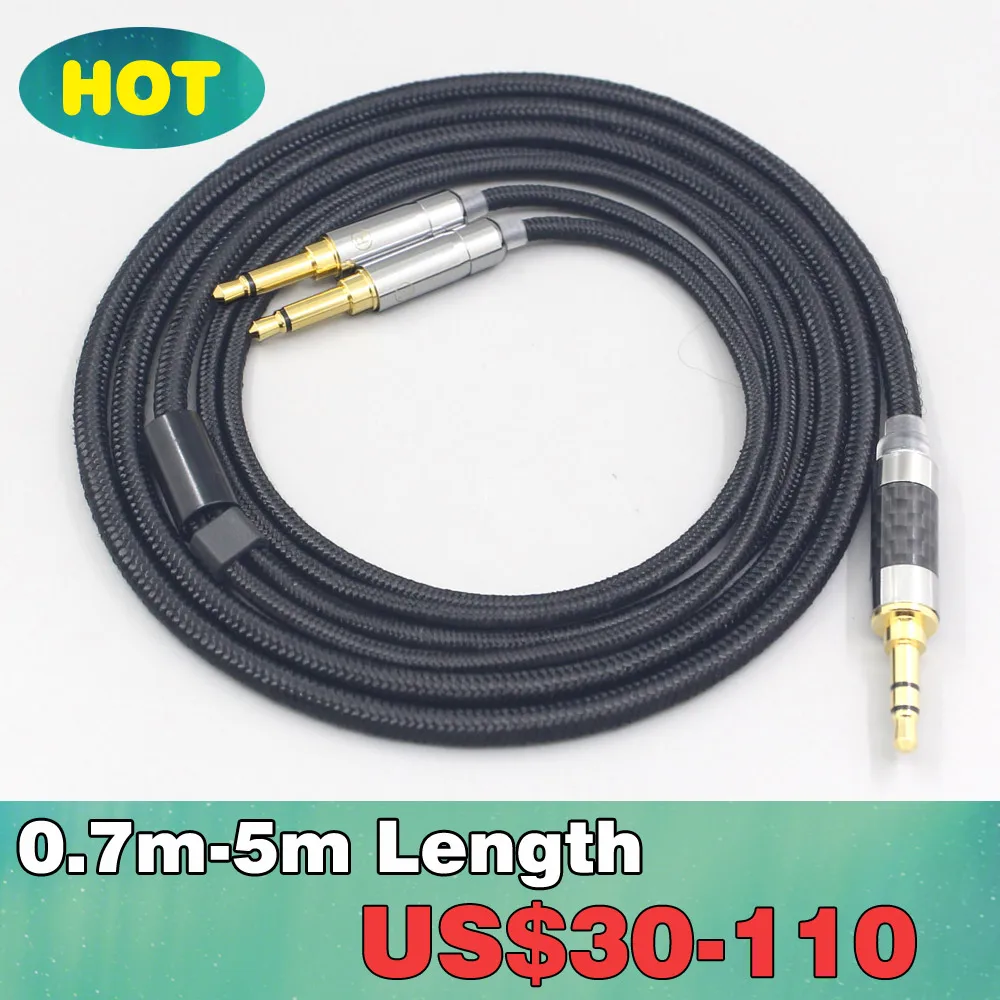 Super Soft Headphone Nylon OFC Cable For Hifiman Sundara Ananda HE1000se HE6se DEVA he400se Arya He-35x Edition XS LN007533 | Электроника