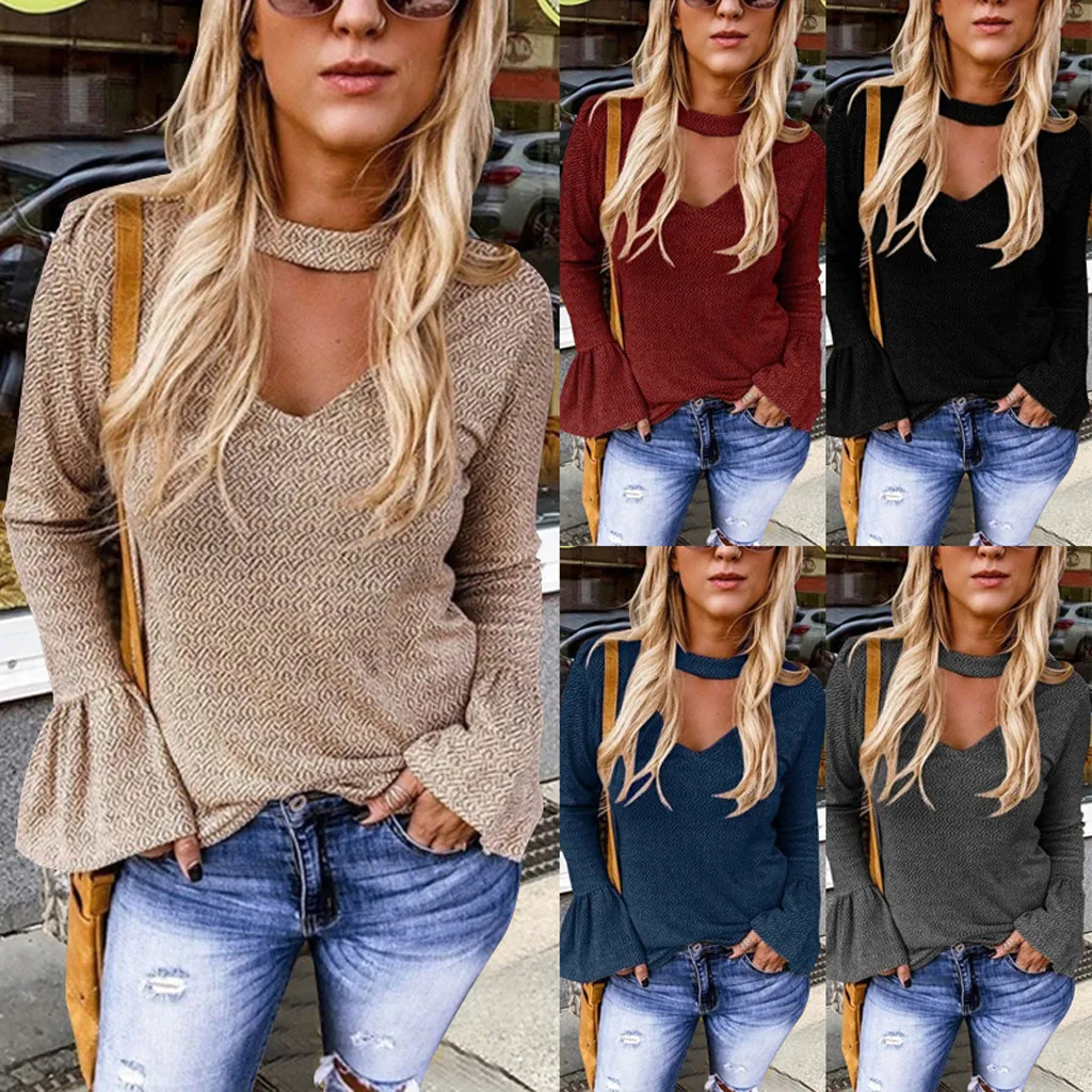 Poleras mujer de moda camiseta mujer футболка женская зимняя облегающая футболка с роговыми рукавами и принтом Топ Футболка femme camisa