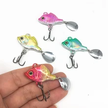 15g Fly Fishing Trout Spoon Sequins Easy Shiner Hard Bait Peche Spinner Bait VIB Fishing sinkink Lure Wobblers Crankbaits Pesca