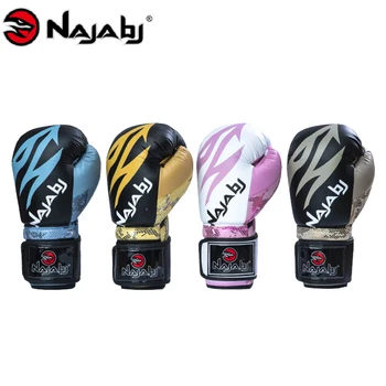 

Drop Shopping Ultra-slim Leather Boxing Gloves Plus Long Version of Adult Professional Fighting Muay Thai Loose Boxing Set 10 oz