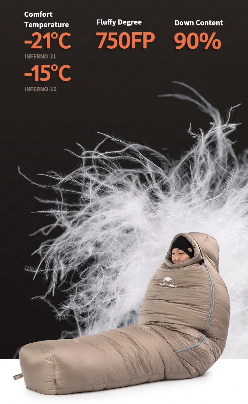 热火鹅绒木乃伊睡袋详情页_07