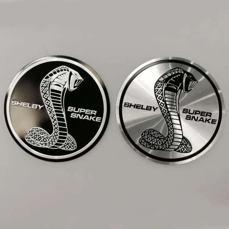  Factory Wholesale Ford Mustang Cobra 3D Modified Three-dimensional Logo Car Stickers Metal Logo Alu