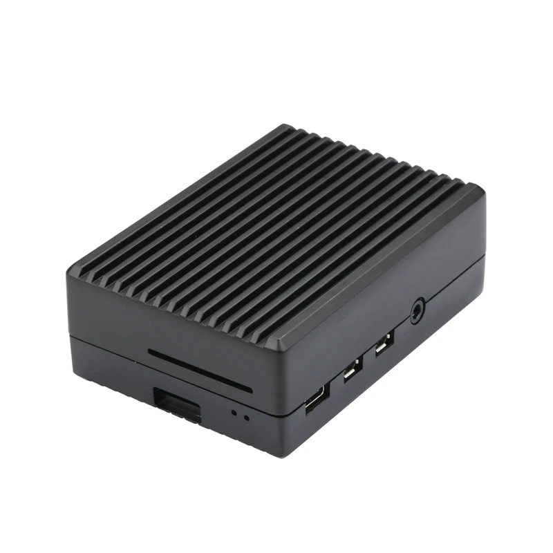 Raspberry Pi 4 Модель B черный темно-серый алюминиевый сплав чехол пассивное охлаждение металлический корпус теплоотвод для Pi 4