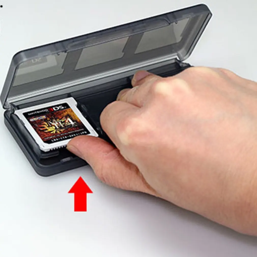 6 в 1 жесткий пластиковый ящик для хранения чехол держатель для Nod DS 2DS New 3DS XL LL 3DSLL 3DSXL игровые карты