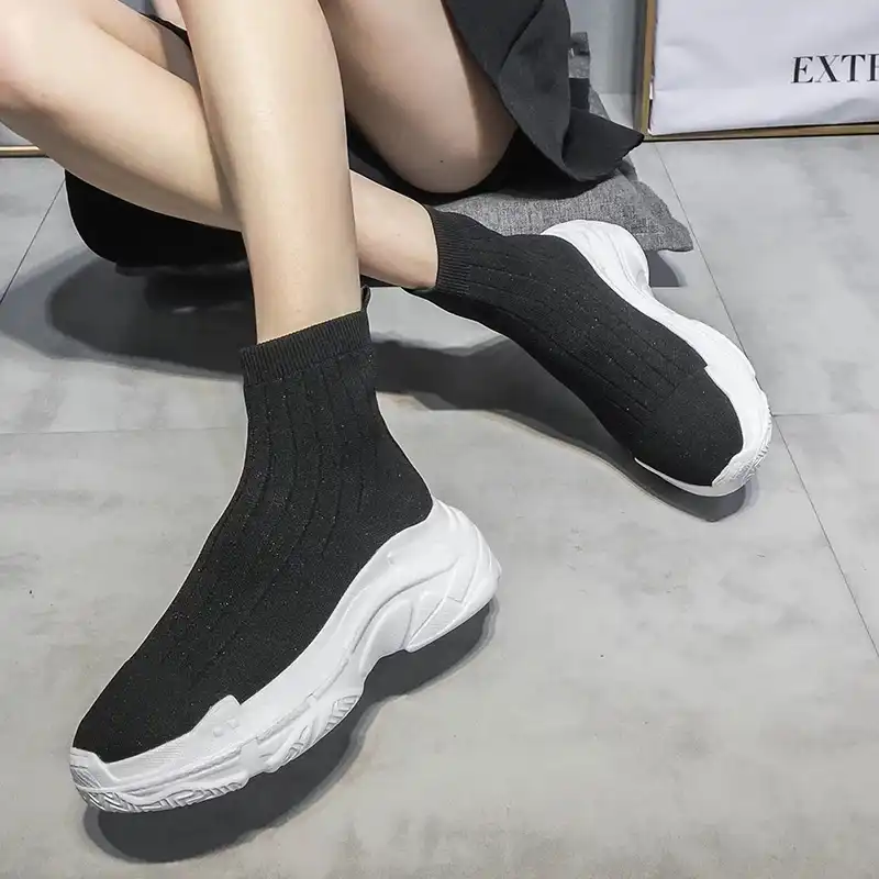 Hot Sell Running Shoes for Female Sock 