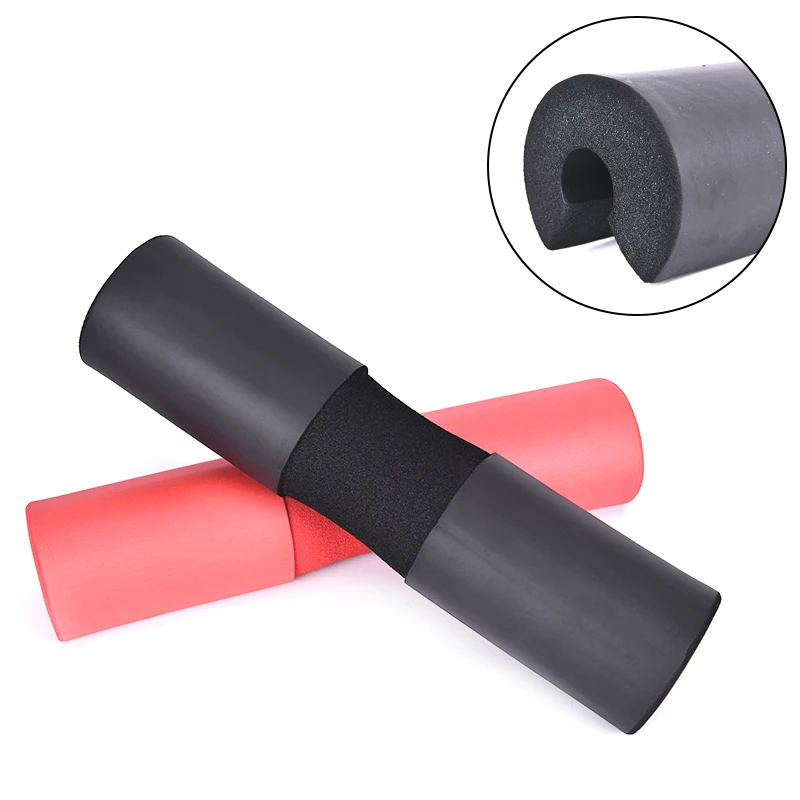 Foam Padded Barbell Bar Cover Pad Weight Lifting Squat Shoulder Protector Cushioned Gym Neck Back Support Protective Pad 1PCS