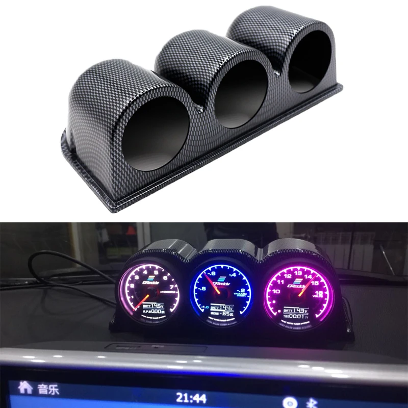 60mm Gauge Cup Car Mount Holder Pod Plastic Single Double 3 Auto Meter Dash Universal | Автомобили и мотоциклы