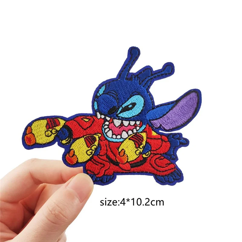 Lilo & Stitch Embroidery Patches Children For Clothing DIY Iron On Stitch Patch Garment stickers embroidery cloth stickers
