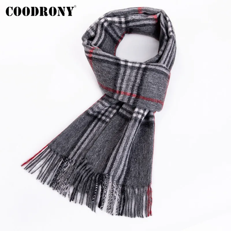 

COODRONY Brand Streetwear Elegant Knitted Striped Soft Warm Women Scarf 2020 Autumn Winter High Quality Wool Couple Shawl P1025
