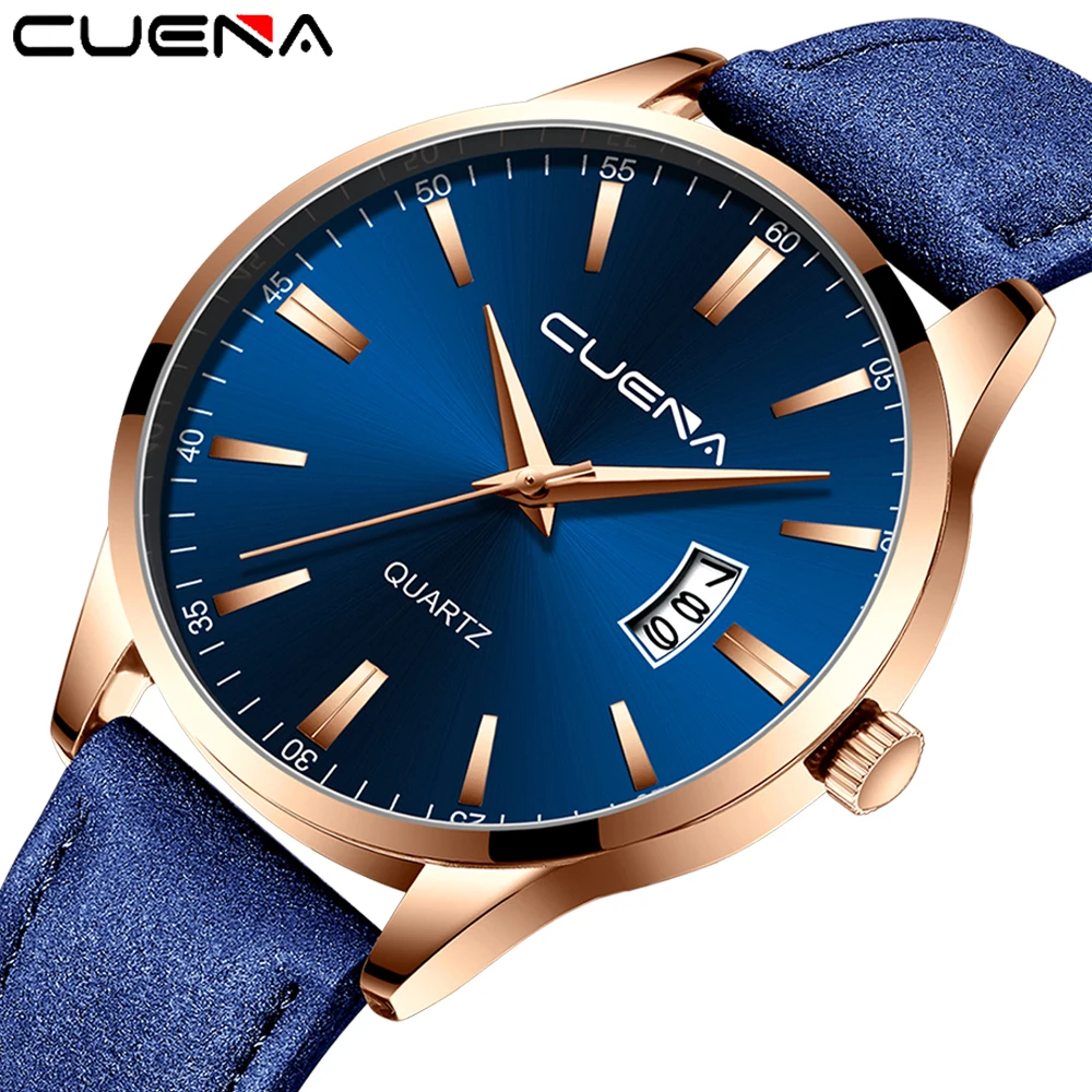 Reloj CUENA Мужские механические часы Tourbillon Роскошные модные брендовые кожаные