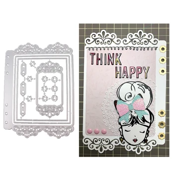 

Dolce Vita Planner Dies Sets Label Metal Cutting Die Scrapbooking Die Cut Stencil for DIY Handmade Paper Card Embossing Template