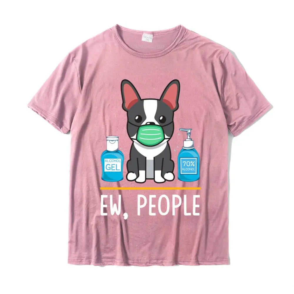 Custom Group Geek Short Sleeve Labor Day Tops Shirts New Design Round Neck Pure Cotton Tee Shirts Men Tshirts Wholesale Boston Terrier Dog Face Mask Hand Sanitizer Funny Ew People Long Sleeve T-Shirt__MZ22428 pink