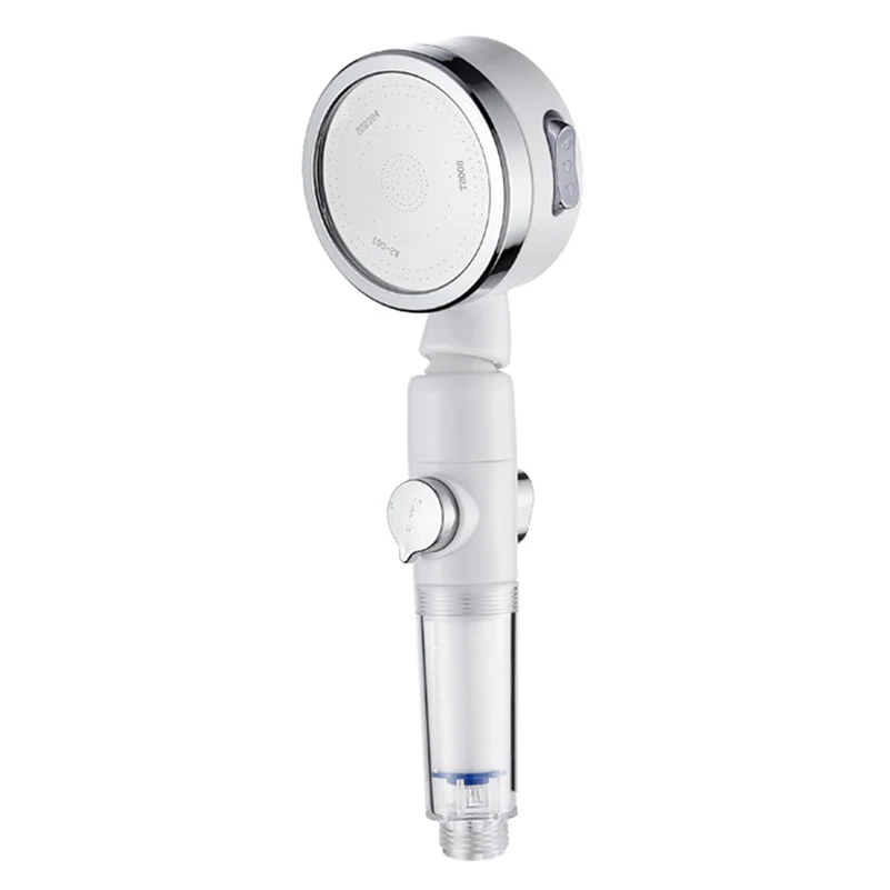 

JIAYUN High Pressure Handheld Shower Head with ON/Off Pause Switch 3 Settings Water with PP filter cotton
