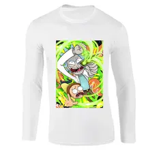 Long Sleeve Tshirt Men  Rick and Morty Futurama Combo Rick Sanchez Bender New Cotton T Shirt 100% Cotton Men Women T Shirt Tees