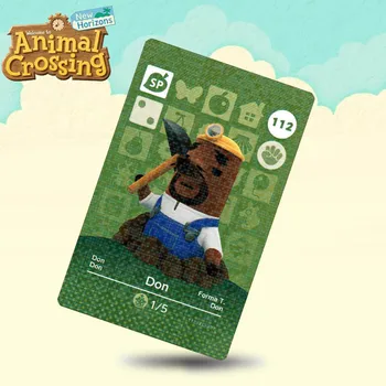 

112 Don Animal Crossing Card Amiibo Cards Work for Switch NS 3DS Games