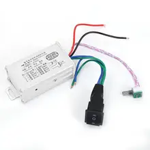 Motor Speed Controller Metal Housing CW/CCW Control DC Motor Governor Speed Controller DC9-60V 15Khz new free shipping speed governor esd5200 speed controller esd5200