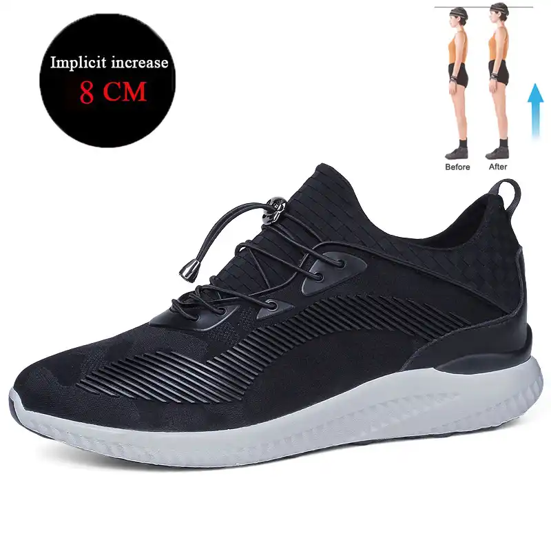 sapato 8 cm masculino