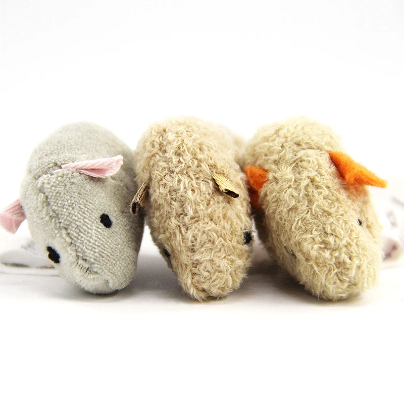 

New Plush Simulation Mouse Toy Cat 3 / Card Sale Mouse Cat Scratch Resistance Bite Interactive Toy