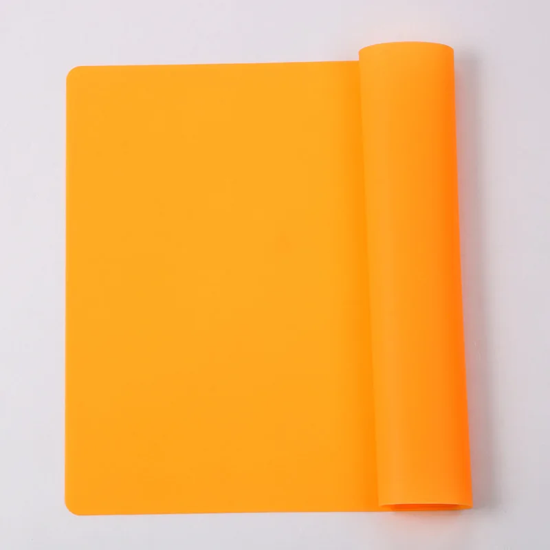 MeowKa Силиконовая накладка/подставка в стиле «Вестерн»/Нескользящий изоляционный инструмент/противень для выпечки, печь, холодильник, стол, Кухонный кондитерский коврик под посуду - Цвет: Оранжевый