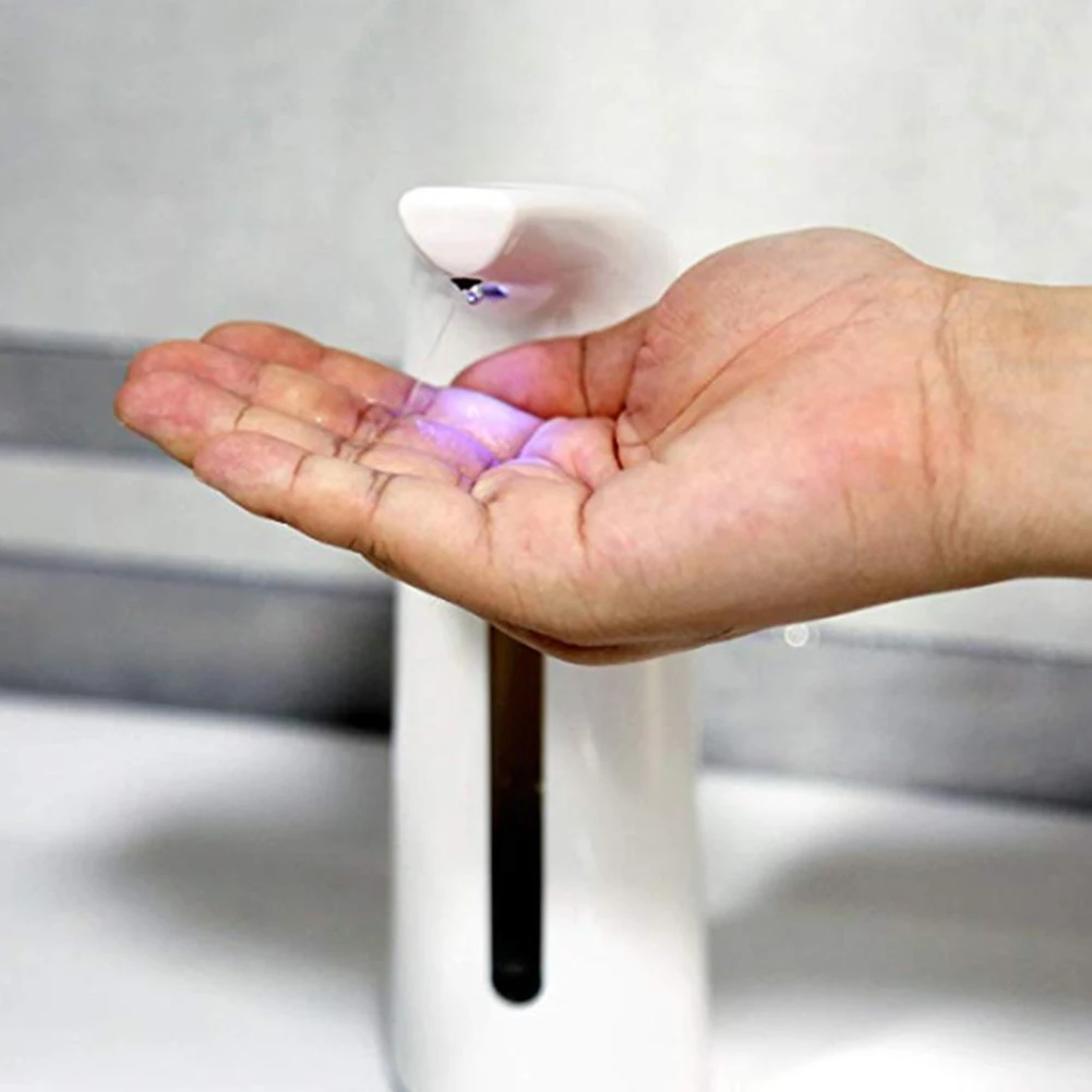 400ml Touchless Automatic Smart Sensor Kitchen Bathroom Liquid Soap Dispenser