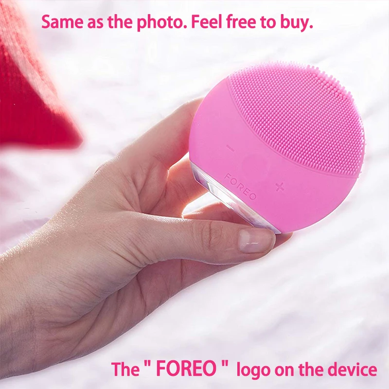 Foreo Luna Mini 2 Limpieza Очищающая щетка для лица Foreo Luna силиконовая электрическая щетка для лица настоящий FOREO логотип Usb Водонепроницаемый