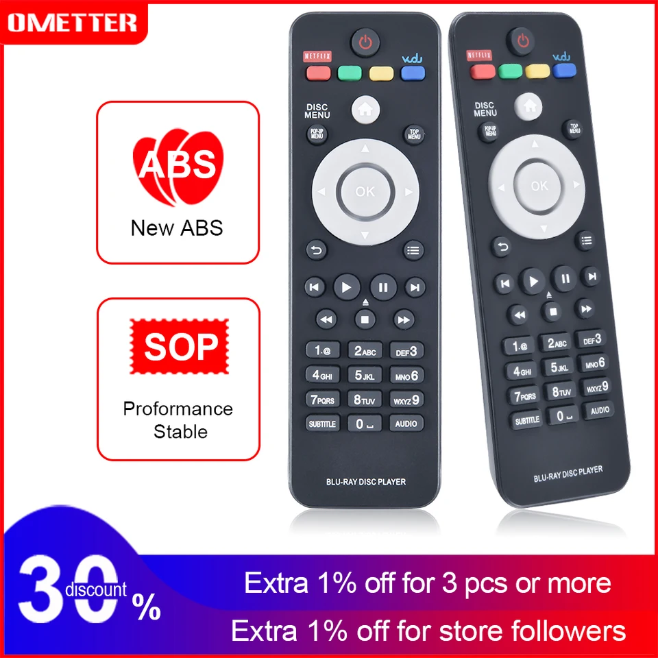 Telecomando Sostitutivo RC4749 Per Lettori Blu-ray Philips - Compatibile BDP3000/05, BDP7300/98, BDP5000/12