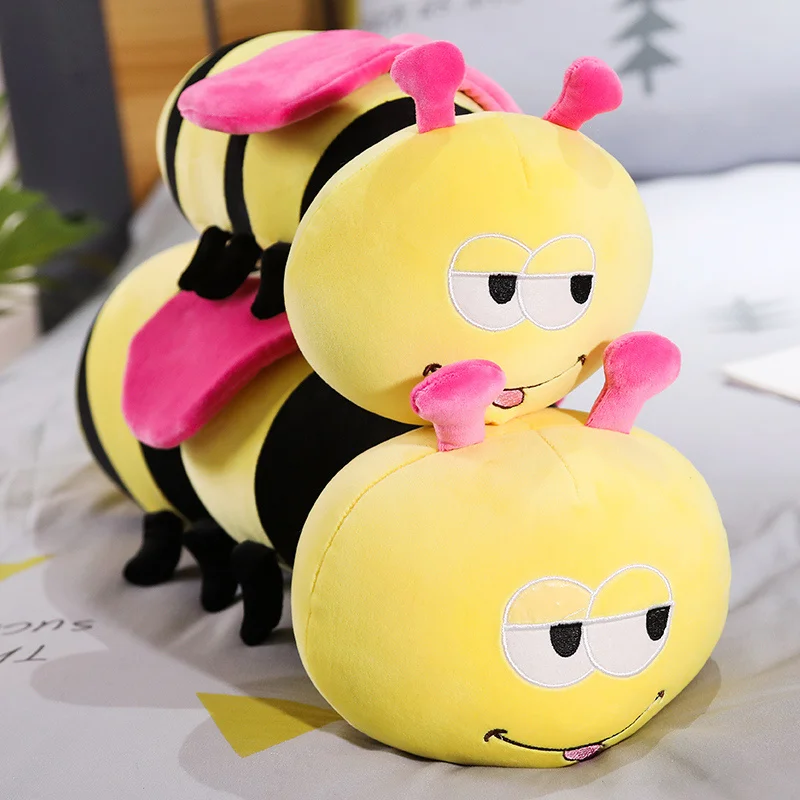 Горячая мультфильм Kawaii набивная Подушка «Пчелка» супер чучело пчела день рождения для ребенка кукла-подружка игрушка детский подарок