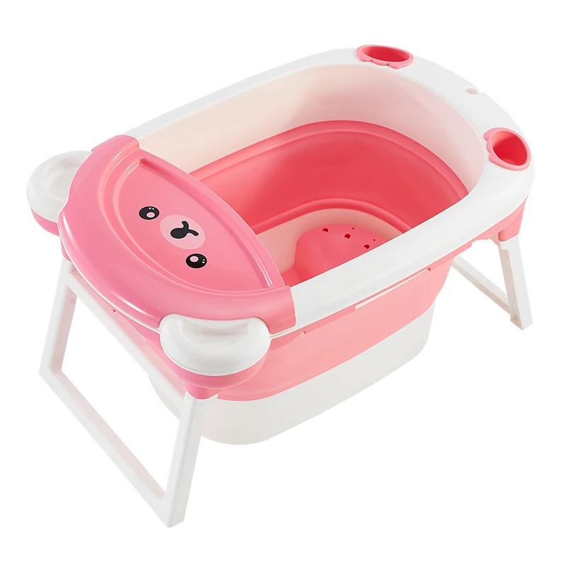 

Children's Bath Barrel Foldable Baby Swimming Household Large Thickened Seatable