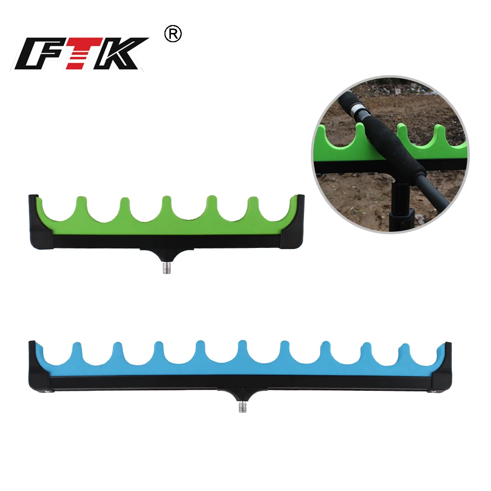 FTK 6/8 Loch Angelrute Halter Feeder Pod Ständer Halter 30,5 cm/50,5 cm EVA Weiche Angelrute angelgerät Karpfen Angeln Zubehör Pesca