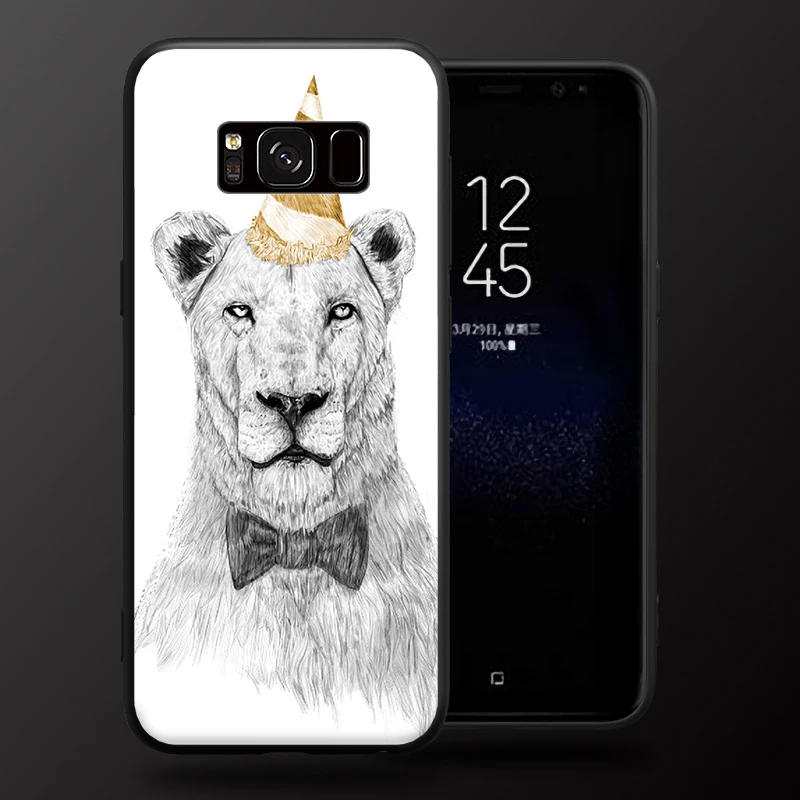 Для samsung Galaxy S6 S7 Edge S8 S9 Plus Note 3 4 5 8 9 Твердый чехол для телефона