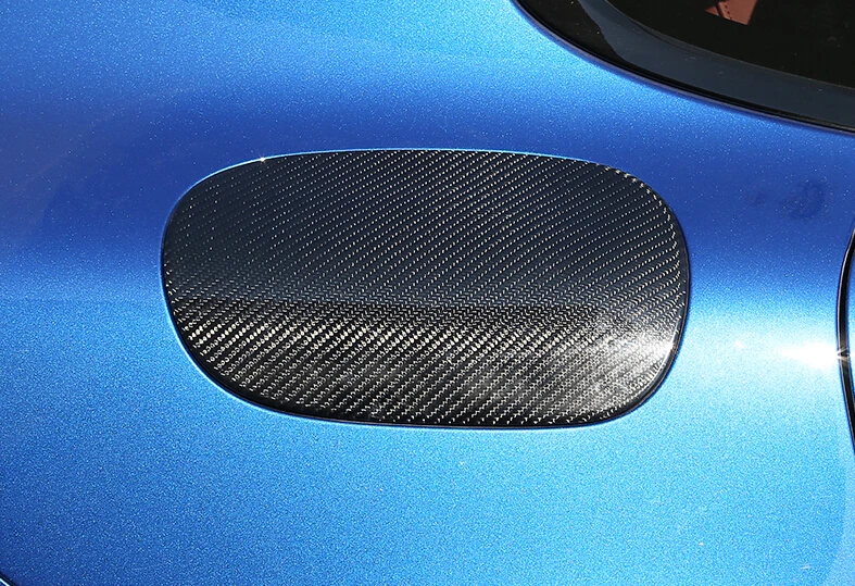 Для Panamera971 Stick on type Черный Глянец углеродное волокно топливная дверная крышка