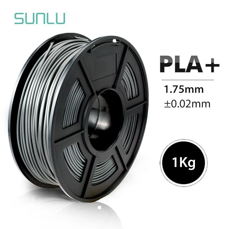 PLA PLUS-GREY 3d принтер PLA Plus образцы нитей белого цвета 1 кг/рулон 1,75 мм для 3d принтера и 3D ручки экологически чистый заправка - Цвет: PLA PLUS-GREY