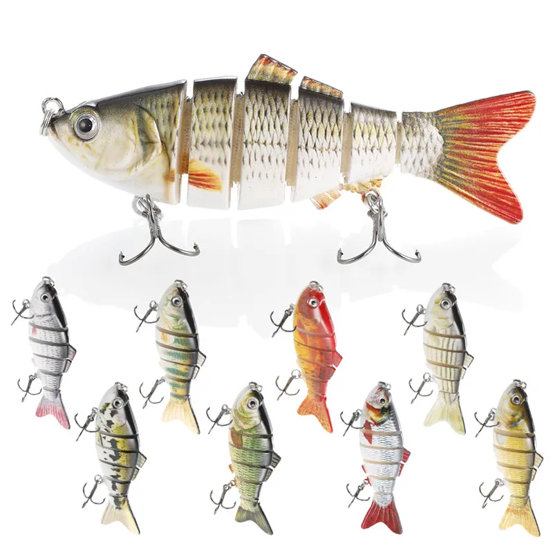 

1pcs 10cm 20g Multi Jointed Swimbait Wobblers Fishing Lures For Bass Pike Artificial Bait Hard Sinking Lure Fish Goods Tackle
