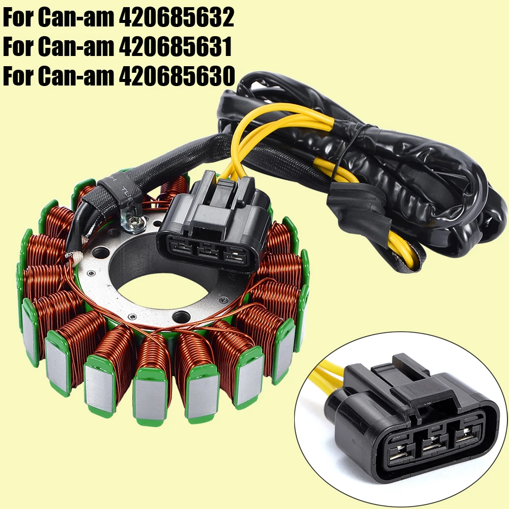 

Stator Coil for Can-am Outlander Max 500 650 XT 800 850 1000 R 800R 1000R XMR Renegade Commander Defender Traxter HD8 420685632