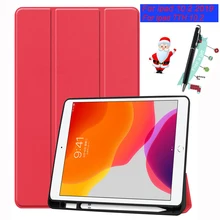 Чехол для ipad 10,2 крышка чехол для Apple ipad 7 7th 10," A2200 A2198 A2232 Защитная крышка из искусственной кожи чехол с держателем ручки