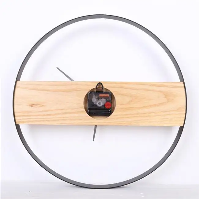 European Style Wooden Wall Clock Design Fashion Creative Atmosphere Luxury Art Quartz Clocks Silent Wall Watch Home Decor R2269