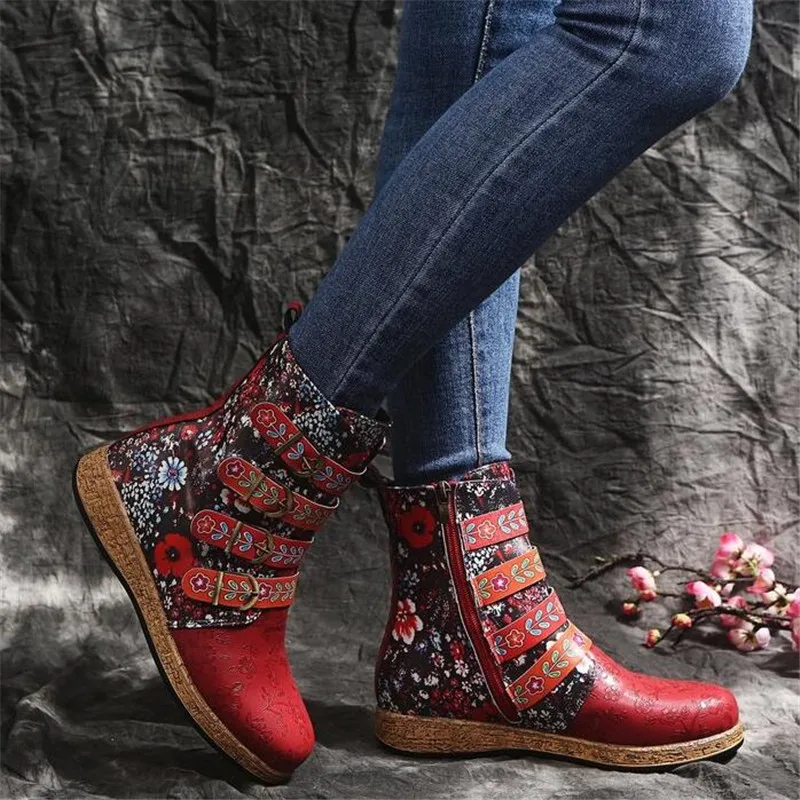 Large size high heel riding boots women 2020 new embroidered women's boots flat bottom fashion knight boots women's shoes